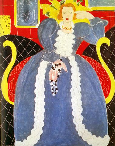 45 Matisse - La grand robe bleue 1937
